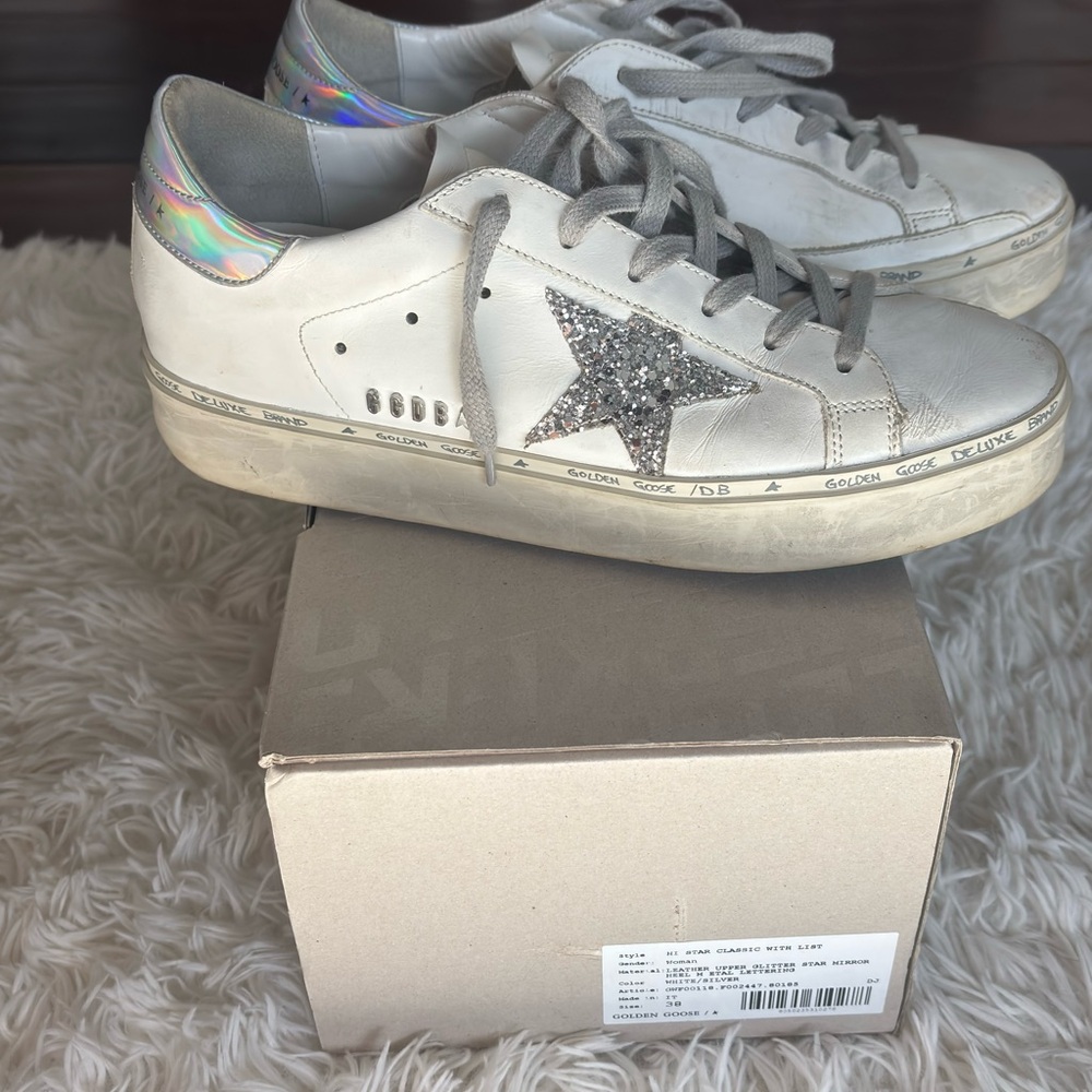 Golden Goose histar with Glitter Star